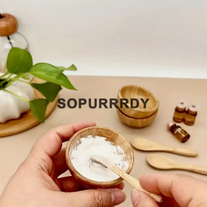 Juego de tazón de bambú con logotipo personalizado, tazón natural ecológico con cuchara y cepillo facial con mango de madera, kit de limpieza facial manual - Product Image 6