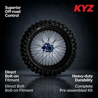 Kit de roues KYZ Sur-Ron Ultra Bee 21/18 pouces à 36 rayons, moyeu CNC coloré, pneus Kenda, alliage d'aluminium anodisé, pour vélo électrique tout-terrain, dirt MX
