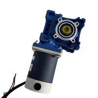 Réducteur à vis sans fin NMRV avec moteur CC, boîte de réduction de vitesse à faible bruit pour machines industrielles, idéal pour les machines d'emballage