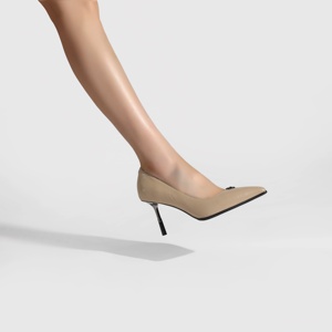 Chaussures élégantes <span class=keywords><strong>pour</strong></span> femmes, talons hauts d'été, plateformes respirantes, bout pointu fin, boucle métallique coréenne, confortables et élégantes - Product Image 3