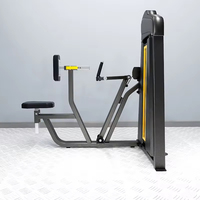 Machine à rames verticales Cheernin avec câble de 6 mm, équipement d'isolation dorsal soudé robotiquement pour centre de fitness et usine