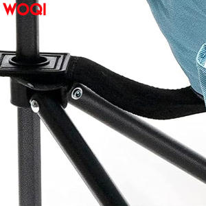 Silla Plegable Extra Grande para Camping Woqi, Marco de Aluminio, Soporta 150 Kg, Tela Oxford Azul Pavo Real, Silla de Jardín - Product Image 4