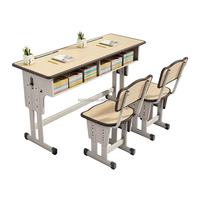 Étudiant primaire de BJZX-7 qualité lisant des élèves tables simples chaise d'école Premium
