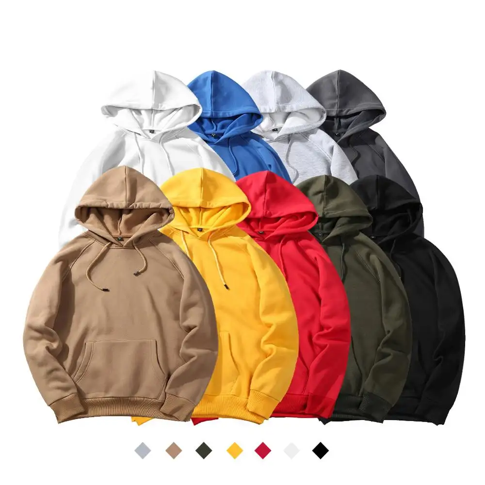 Factory Casual OEM 100% polyester blank vintage hoodies