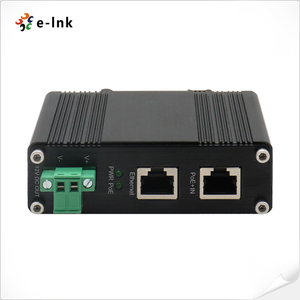Divisor PoE+ Industrial de 10/100/1000 Mbps 802.3at, Voltaje de Salida 5VDC 12VDC 19V DC, Compatible con Riel DIN - Product Image 2