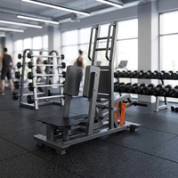 Équipement de fitness commercial à charges guidées pour l'entraînement de la force des jambes, en acier, pour l'abduction debout, la musculation, l'extension des jambes et le renforcement du dos