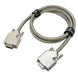 Armored Metal Clad DB9 Rs232 Cable Metal <strong>Connector</strong> D-SUB Male to <strong>Female</strong> Cable Assembly Metal DB9 <strong>Connector</strong> for Harsh Environment - Product Image 4
