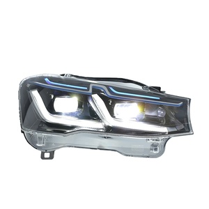 Para BMW X3 (2010-2017) - Conjunto de faros delanteros LED de 12V con luz diurna azul, estilo ceja, modificados, para modelos F25 y F26, faros LED de 12V mejorados - Product Image 2