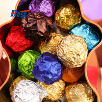 Papier d'aluminium coloré d'usine de la Chine pour des bonbons de bricolage et l'emballage de chocolat