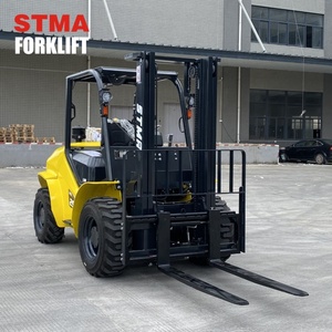 STMA 2,5 тонн 4WD небольшой дизельный вилочный погрузчик повышенной проходимости с двигателем Mitsubishi S4S - Product Image 3