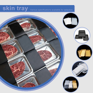 Cấp thực phẩm chất liệu tùy chỉnh kích thước hình dạng màu <span class=keywords><strong>PP</strong></span>/Pet nhựa thực phẩm Khay da - Product Image 4