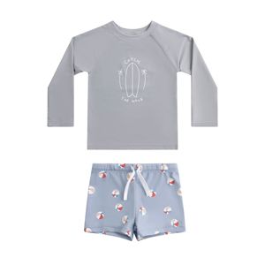 Conjunto de Ropa de Verano para Niños, <span class=keywords><strong>Camiseta</strong></span> de Manga Larga y Pantalones Cortos, Traje de Playa Informal, Conjunto de Dos Piezas para Niños Pequeños, Ropa Suave para Bebés - Product Image 3