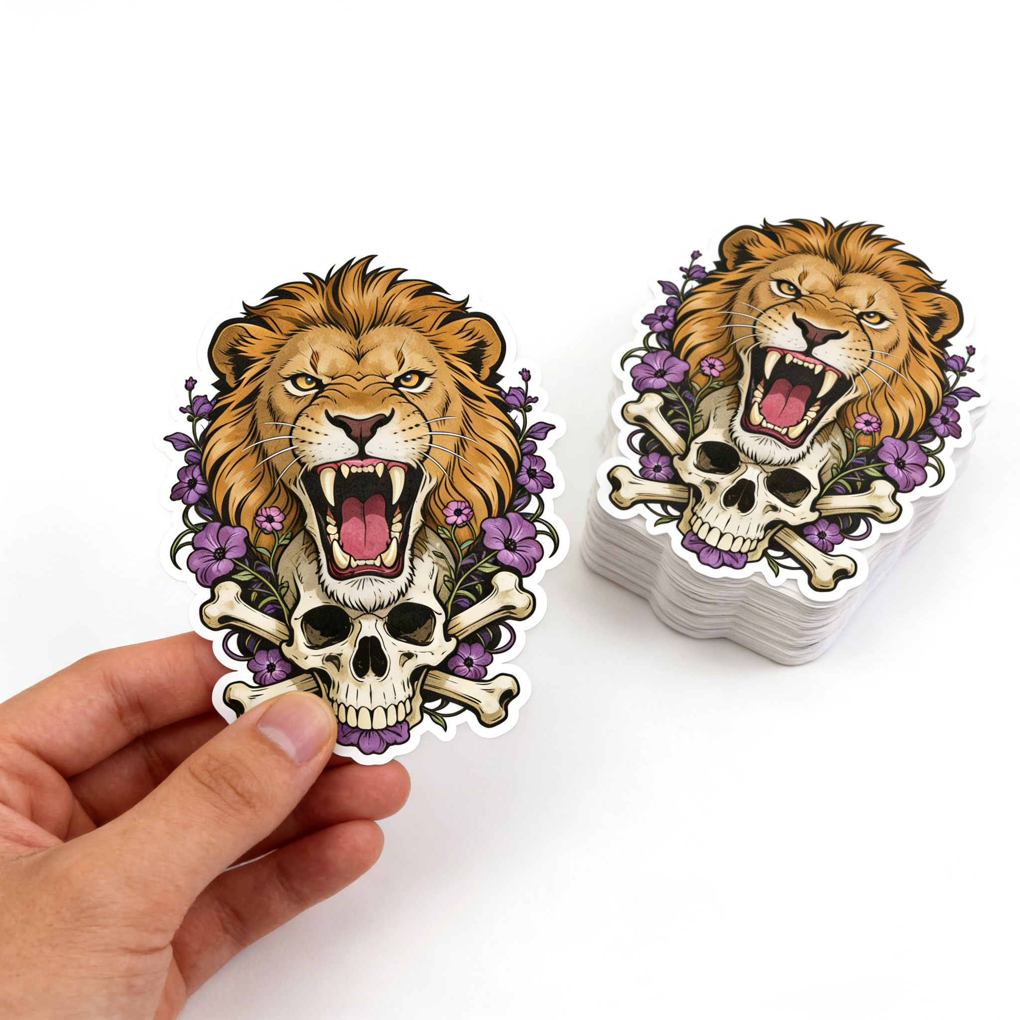 Custom Logo Waterproof Adhesive Sticker Label Durable Vinyl Die Cut for Food Packaging for Promotions