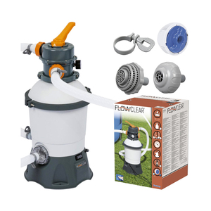 Pompe à sable Bestway 3028l/h pour piscines, pompe de piscine - Product Image 1