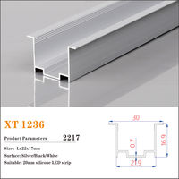 Profil en alliage d'aluminium LED personnalisé pour bande lumineuse en silicone, éclairage néon flexible, extrusion 6063, OEM/ODM disponible