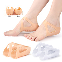 Inserts pour augmenter la taille, chaussettes demi-talon, protecteur de talon, respirant, adapté aux hommes et aux femmes