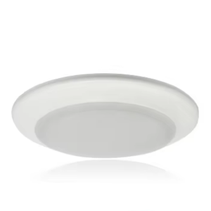 14W 1200LM Moderno Panel LED redondo de 4 pulgadas Luz de techo Montaje en superficie Superficie plana con cuerpo de aluminio 120V Clasificación IP44 - Product Image 1