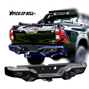 Parachoques Trasero de Acero <span class=keywords><strong>Armando</strong></span> Hilux Revo, Barra de Protección Trasera de Acero para VIGO REVO ROCCO, Parachoques Trasero para Revo 2005-2025 - Product Image 1
