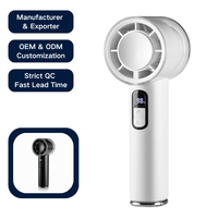 Nouveau ventilateur turbo 2026, 11000 tr/min, haute vitesse, contrôle progressif 100 vitesses, mini ventilateur transparent avec clip, ventilateur de refroidissement portable, vente en gros