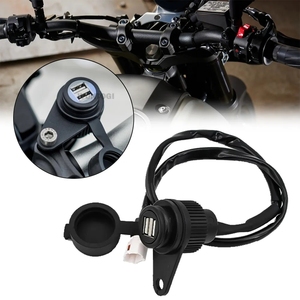 Cargador USB doble para motocicleta para Yamaha 700, convertidor de enchufe 5V 2A, adaptador negro, para Yamaha, <span class=keywords><strong>SP</strong></span>, 2, 2, 2, 2, 2, 2, 2, 2, 2, 2, 2, 2, <span class=keywords><strong>900</strong></span> - Product Image 2