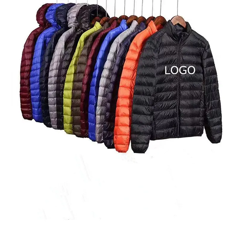2023 New Fashion Warm Hooded Custom Logo Hooded Winter Puffer Jackets for Men