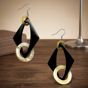 Último Diseño Pendientes de Cuerno de Búfalo para Mujer, Joyería de Moda con Técnica Pulida, Colgantes para Compradores al por Mayor, Artesanía Natural - Product Image 1