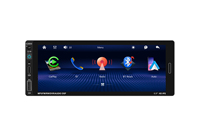 Lecteur MP5 universel 1DIN pour voiture de 6,86 pouces, écran de contrôle central de voiture sans fil Carplay et Android Auto, unité tout-en-un