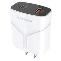 Chargeur mural OEM personnalisé 20W 1C1A, design robuste, sortie puissante, chargeur USB-C