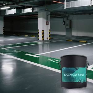 QIHANG <b>Epoxy</b> Liquid <b>Coating</b> <b>Floor</b> Paint Brush Applied Appliance for Indoor/Outdoor Use Factories Parking Lots Schools - Product Image 4