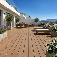 Dalles de terrasse extérieures emboîtables écologiques résistantes aux UV en plastique recyclé imitation bois pour projets de maisons de plage et de jardins – Offre Spéciale