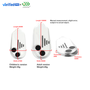 JOGHN Semelles <span class=keywords><strong>anti</strong></span>-pronation Coussinets de talon antidérapants Coussinets métatarsiens Semelles orthopédiques Magnet Silicone Gel Talon Pad - Product Image 4