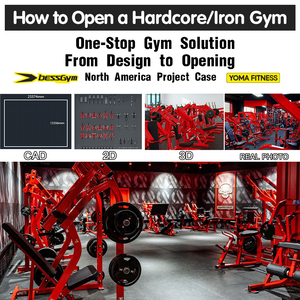 300 ㎡   Solución Completa para Gimnasios Iron Gym Club: Máquina de Entrenamiento de Fuerza, Equipo de Fitness Comercial para Proyectos de Apertura de Gimnasios - Product Image 2