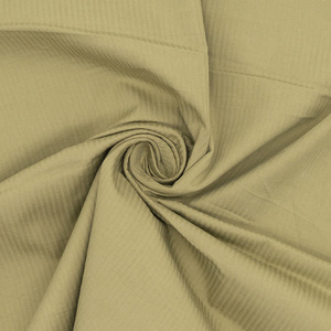 Tela de Algodón 100% con Textura a Rayas, 32*32, No Elástica, Color Caqui, en Stock para Prendas de Vestir, Pantalones, Chaquetas y Camisas - Product Image 3