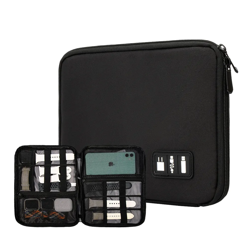 Custodia Organizer per cavi dati custodia portatile per accessori elettronici digitali per Set custodia multifunzione moderna per kit da viaggio