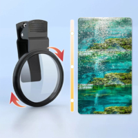 Kit de filtre pour objectif de caméra de téléphone ZOMEI Concept 52 mm à clipser, filtre polarisant circulaire compatible avec les téléphones