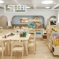 Ensemble de meubles de classe Montessori en bois moderne Hikeylove, tables et chaises écologiques pour la maternelle et l'école
