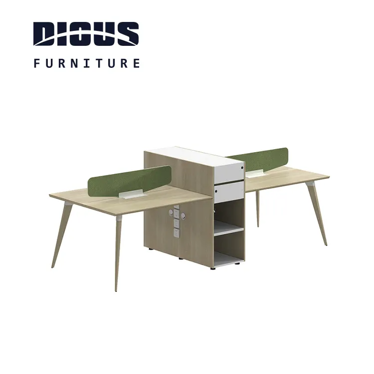 Dious современный высокое качество 2 кабины офисной мебели электронный рабочей станции