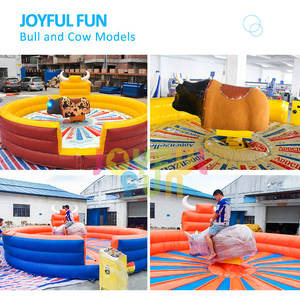 2020 vendita calda gonfiabile meccanico rodeo bull gioco interattivo per il parco di divertimenti toro meccanico prezzo - Product Image 3