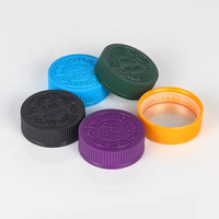 Capuchon de sécurité pour enfants à finition latérale nervurée 28/410 32/400 38/410 Capuchon résistant aux enfants avec doublure en mousse Pe pour bouteille de médecine en plastique