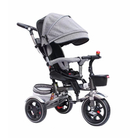 4 EN 1 Poussette bébé pas cher poussette tricycle enfants pousser tricycle vente en gros