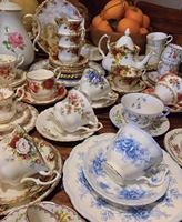 Ensemble tasse à café et soucoupe en porcelaine fine de style européen, motif floral, pour le thé de l'après-midi, sans BPA, compatible lave-vaisselle, écologique et réutilisable