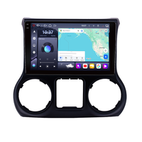Autoradio Android 15 Octa Core avec USB, Wi-Fi, Bluetooth, GPS et système de navigation pour JEEP Wrangler 2011-2017 4G LTE