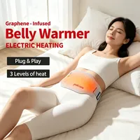 Ceinture chauffante électrique réglable pour le ventre, massage par vibration, protection contre la surchauffe, chauffe-taille pour femmes