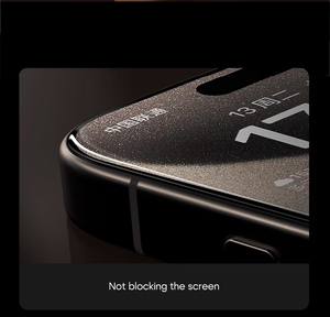 Oneclick Installation Protecteur d'écran en verre trempé antichoc Couverture complète Étanche Anti-rayures pour iPhone 15 Pro <span class=keywords><strong>Max</strong></span> - Product Image 5