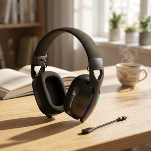 Auriculares Inalámbricos para Juegos Attack Shark L90, Auriculares para Juegos Tri-Modo, Plegables, RGB, Ultraligeros, Baja Latencia - Product Image 4