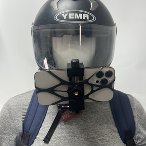 Soporte Universal Antideslizante para GoPro Hero/DJI Osmo Action/nsta360 X5, Kit de Montaje en el Mentón del Casco para Teléfonos y Cámaras de Acción - Product Image 5