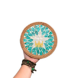 Manteles y Almohadillas Decorativas, Posavasos de Nácar, Manteles Individuales Ecológicos, Diámetro Personalizado, Gran Venta de Vietnam - Product Image 1