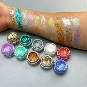Gel pailleté cosmétique caméléon HK Private Label OEM ODM pour le visage, le corps et les cheveux, maquillage crémeux avec logo personnalisé - Product Image 1