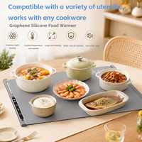 Tapis chauffant pliable en silicone à température constante, 11 styles, directement de l'usine, pour cuisine et salle à manger