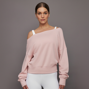 High Quality Custom Women <b>Sweatshirts</b> Long <b>Sleeve</b> Pullover Fashion Streetwear Soft Fabric Comfortable Fit women's <b>sweatshirt</b> - Product Image 1